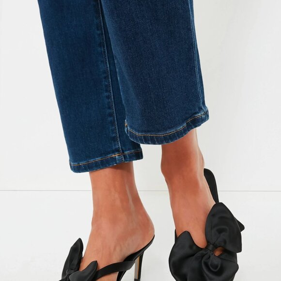 Sam Edelman Veranda Black Satin Slip on Heel - Picture 3 of 3